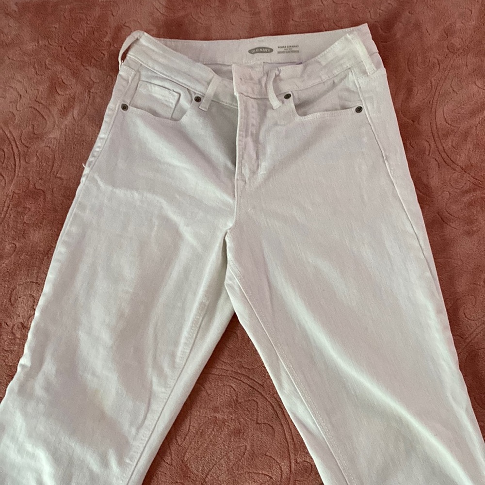 white old navy pants